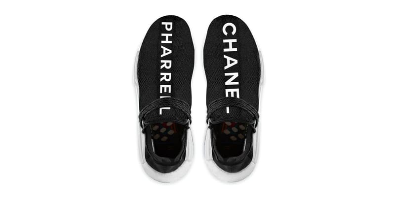 アディダス x ファレル x シャネルによるコラボフットウェア“HU NMD”の 