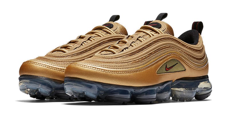 Nike air vapormax 97 metallic gold online