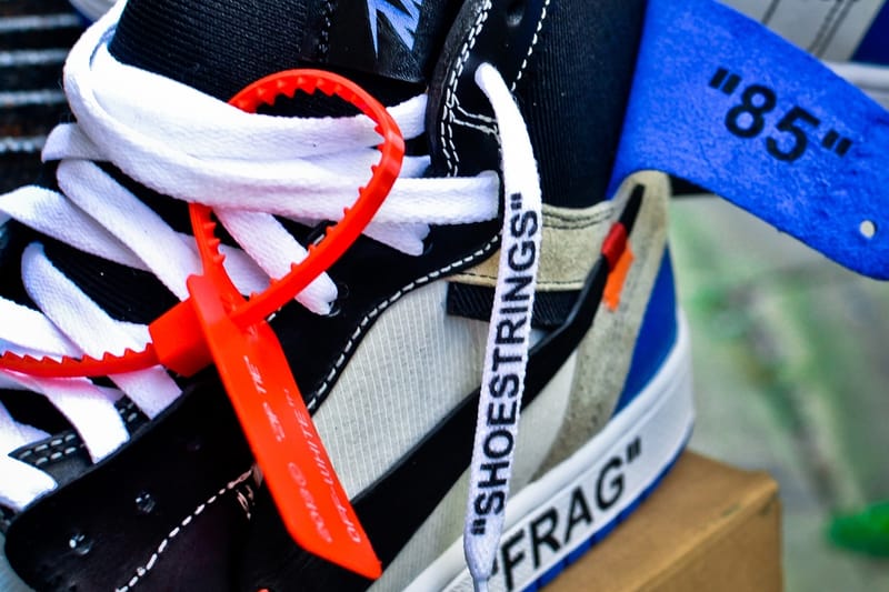 Air jordan 1 shop off white fragment