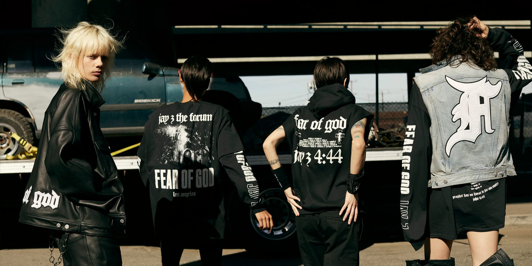 アウトレット限定商品 fear of god × jay-z ロンT Tシャツ/カットソー(七分/長袖)