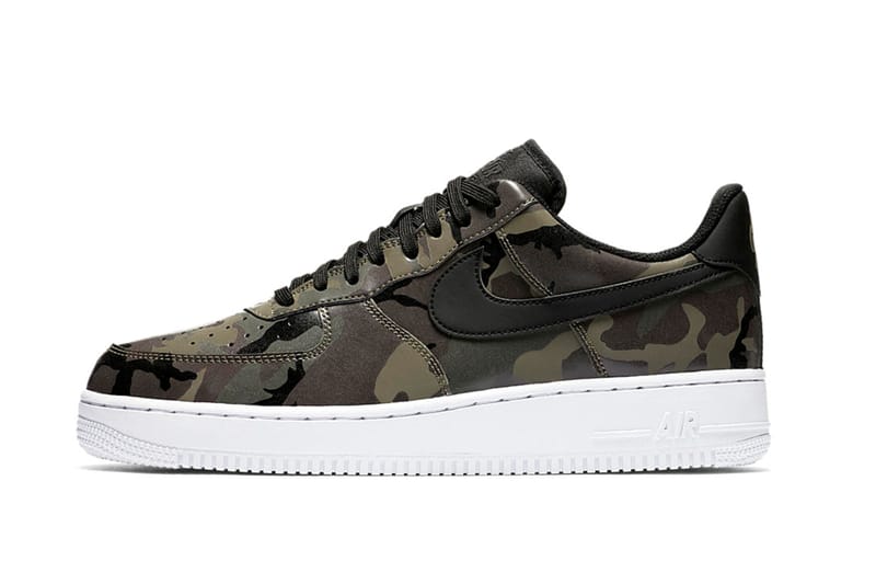 ナイキのAF1より暗闇で抜群の個性を放つ新色“REFLECTIVE CAMO”パックが