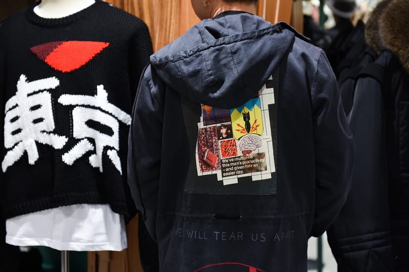 ラフも駆けつけた Raf Simons x ウール カンパニーのコラボニット発売