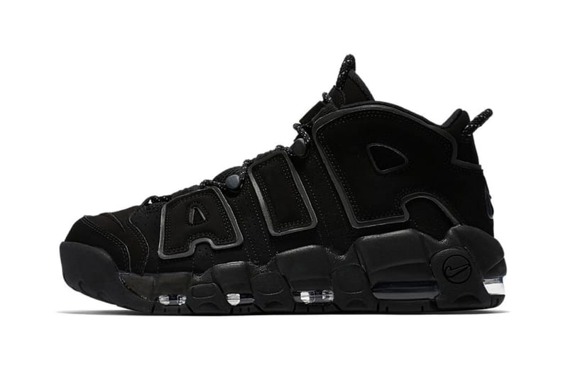 専用 NIKE AIR MORE UPTEMPO triple blackメンズ