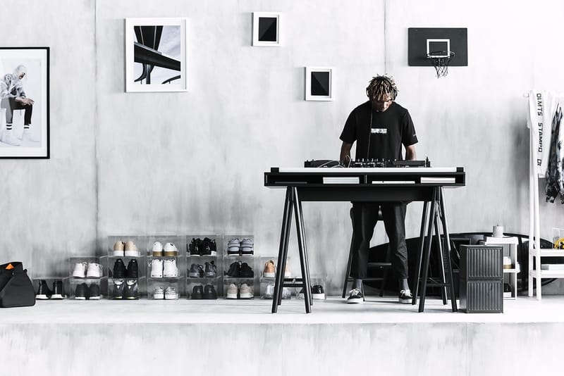 IKEA × stampd コラボ シューズ スケートボード ラック IKEA × stampd コラボ シューズ スケートボード ラック