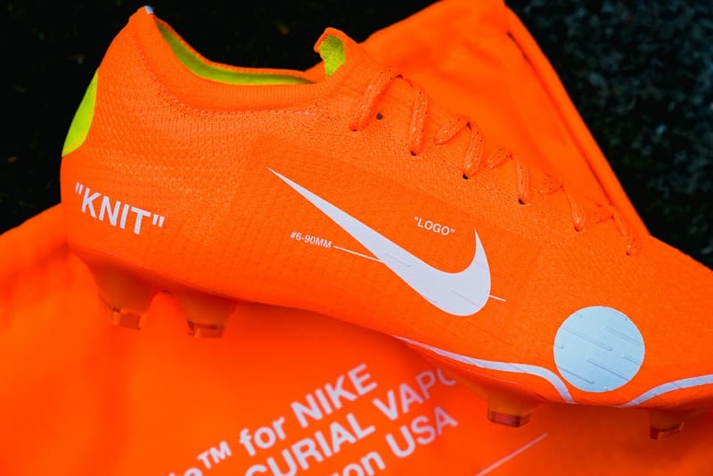Nike Mercurial Vapor 360 x Virgil Abloh にクローズアップ