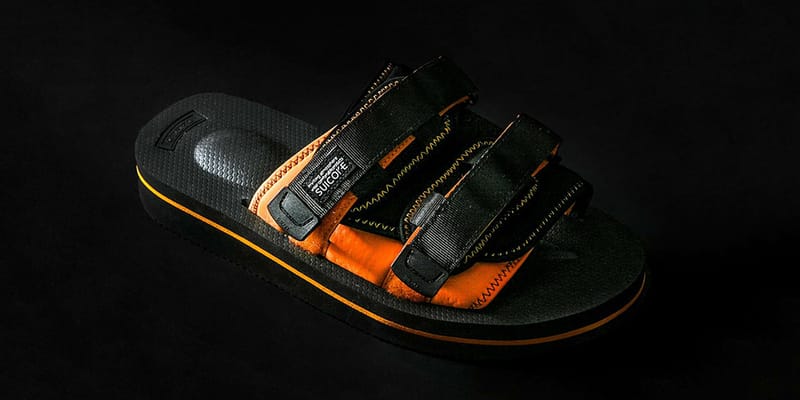 ミリタリーな配色で仕上げた monkey time x SUICOKE のコラボサンダル