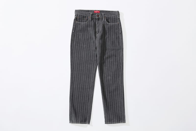18SS Levi's 550 Supreme コラボ　ストライプ　デニム 18SS Levi´s 550 Supreme コラボ ストライプ デニム