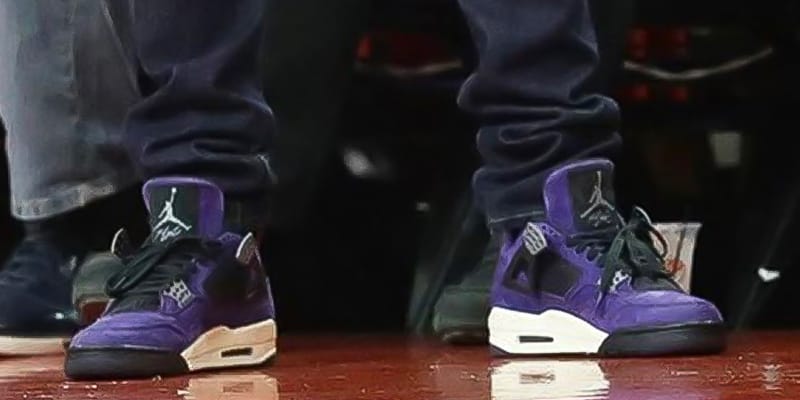 Travis Scott Air Jordan 4 Purple