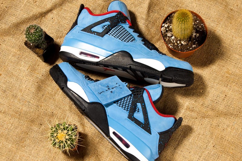 靴/シューズtravis scott jordan4 トラヴィススコット