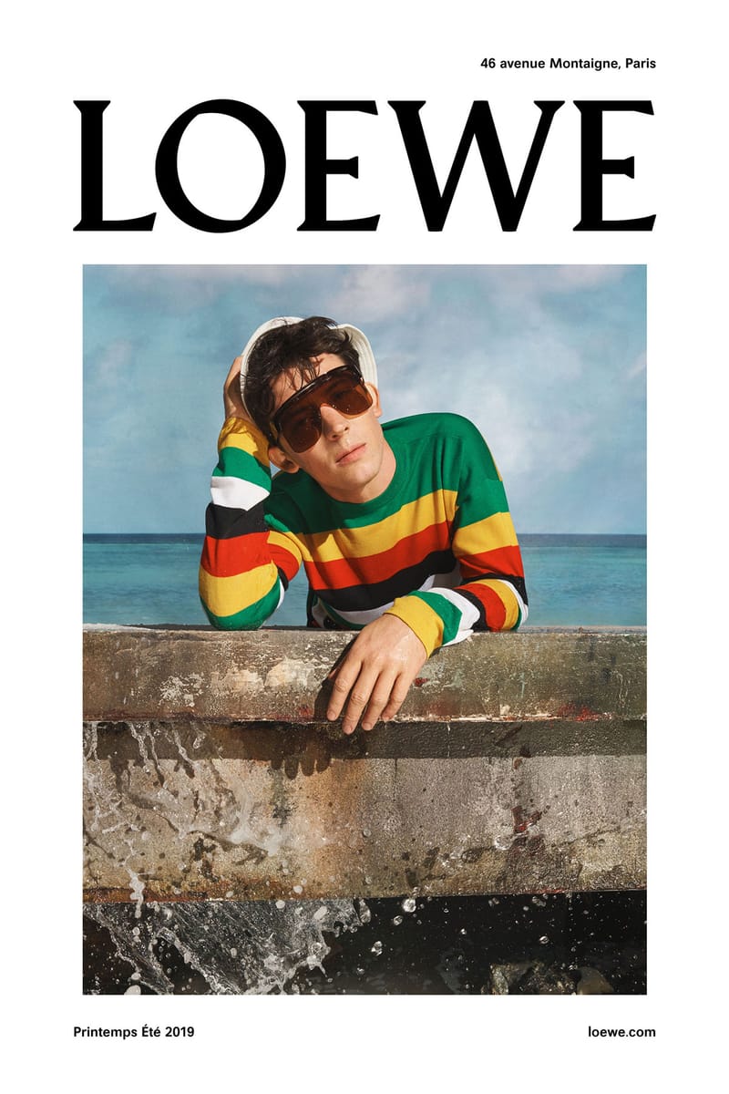 Loewe が遊び心のある2019年春夏キャンペーンビジュアルをゲリラ公開