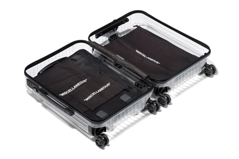 Off-White™ x RIMOWA によるコラボスーツケースの公式ビジュアルが公開 ...
