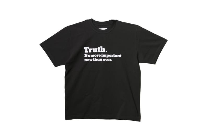 sacai x The New York Times より“ジャーナリズムの自由”を訴える