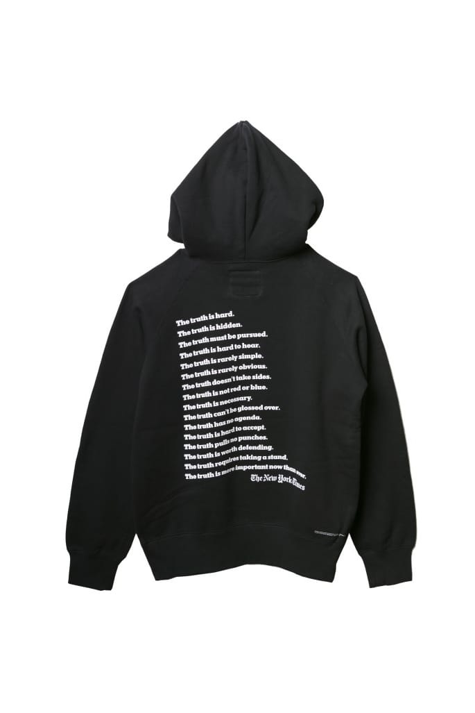 sacai - sacai ニューヨークタイムズ Truth 18AW コラボ パーカー sacai ニューヨークタイムズ Truth 18AW コラボ パーカー