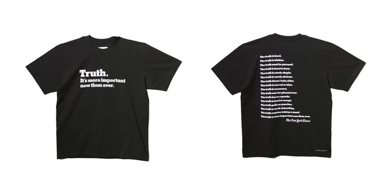 sacai - sacai ニューヨークタイムズ Truth 18AW コラボ パーカー sacai x The New York Times より“ジャーナリズムの自由”を