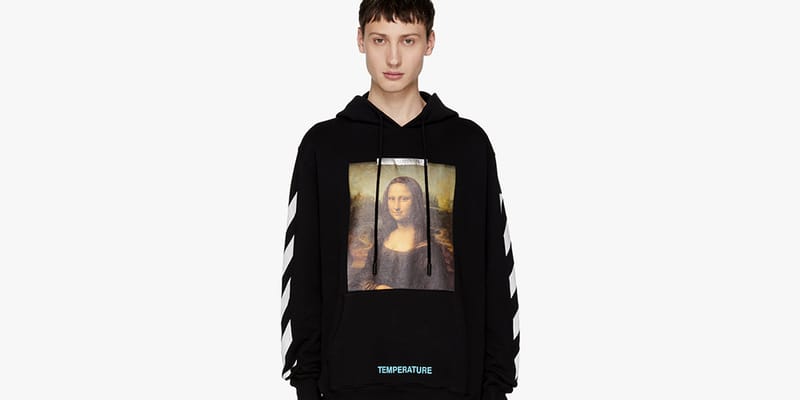 Off-White™ が SSENSE 限定で名画 “モナ・リザ” フーディを発売