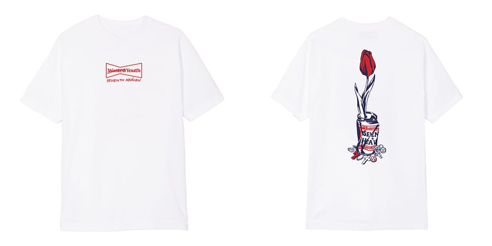 SEVENTH HEAVEN x Wasted Youth の限定Tシャツがゲリラリリース決定 