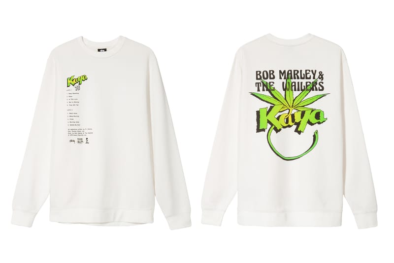 stussy × bob marley ボブマーリー kaya crewneck - スウェット