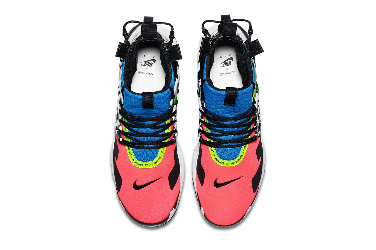 Nike×ACRONYM®による新作コラボAir Presto Mid計3モデルの日本発売情報 ...