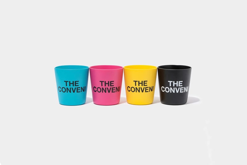 the conveni カップ　プレートセット　皿　 藤原ヒロシ SONYパーク 藤原ヒロシの新コンセプトストア THE CONVENI がオリジナルアイテムを