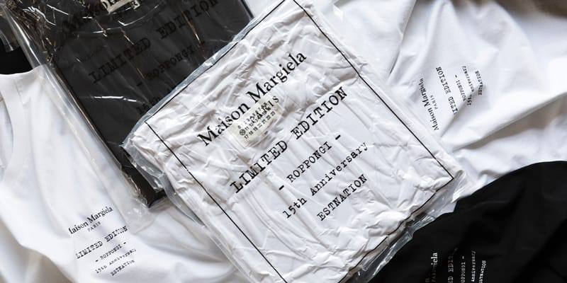 限定【Maison Margiela】エストネーション 15th エストネーション六本木店の15周年を記念。メゾン マルジェラの