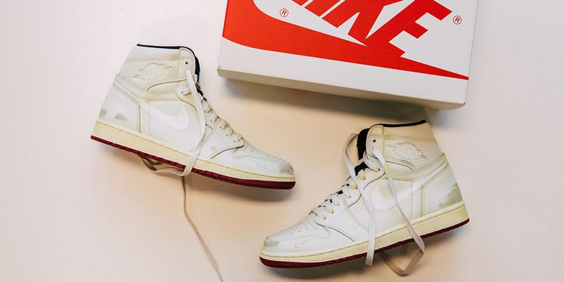 ナイジェル・シルベスターの履き潰したシューズを再現したAir Jordan 1
