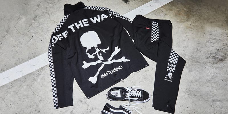 mastermind JAPAN × Vans よりコラボジャケットとトラックパンツ