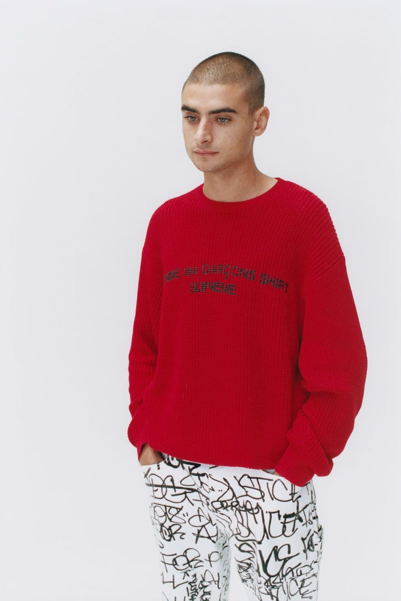 Comme des shop garcons supreme crewneck