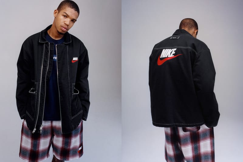 ケットです 限定コラボ！NIKE×SupremeワークジャケットS/カバーオール