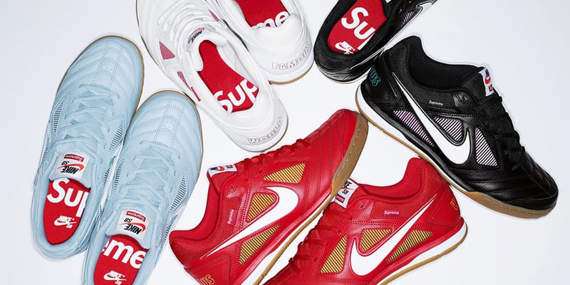supreme Nike SB GATO シューズ レッド 新品未使用　26.5 wsupreme-nike-sb-gato-snkrs-tw