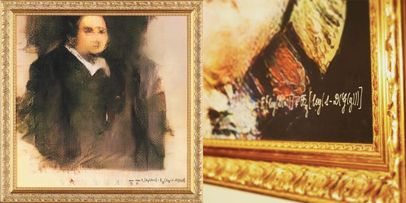 オークションに出品された世界初のAIアートが4,850万円で落札