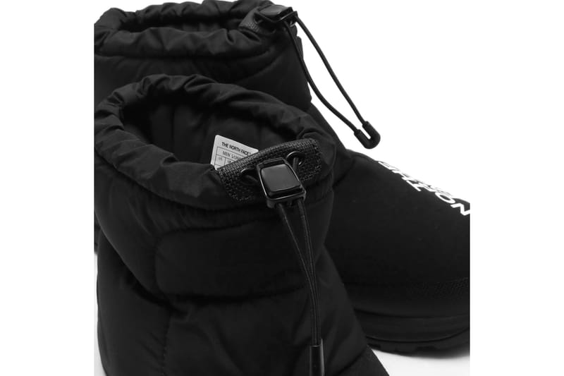 The north face x atmos lab nuptse down shop bootie