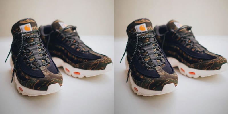 カーハート WIP x ナイキによる最新コラボAir Max 95のビジュアルがリーク | Hypebeast.JP