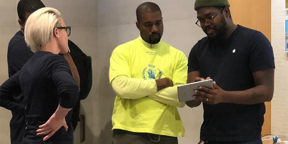 kanye wearing under armour