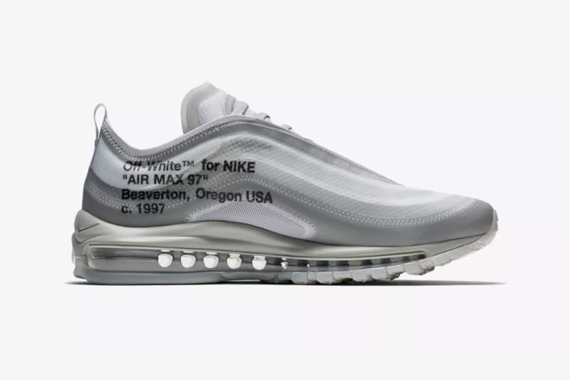 raffle air max 97 off white