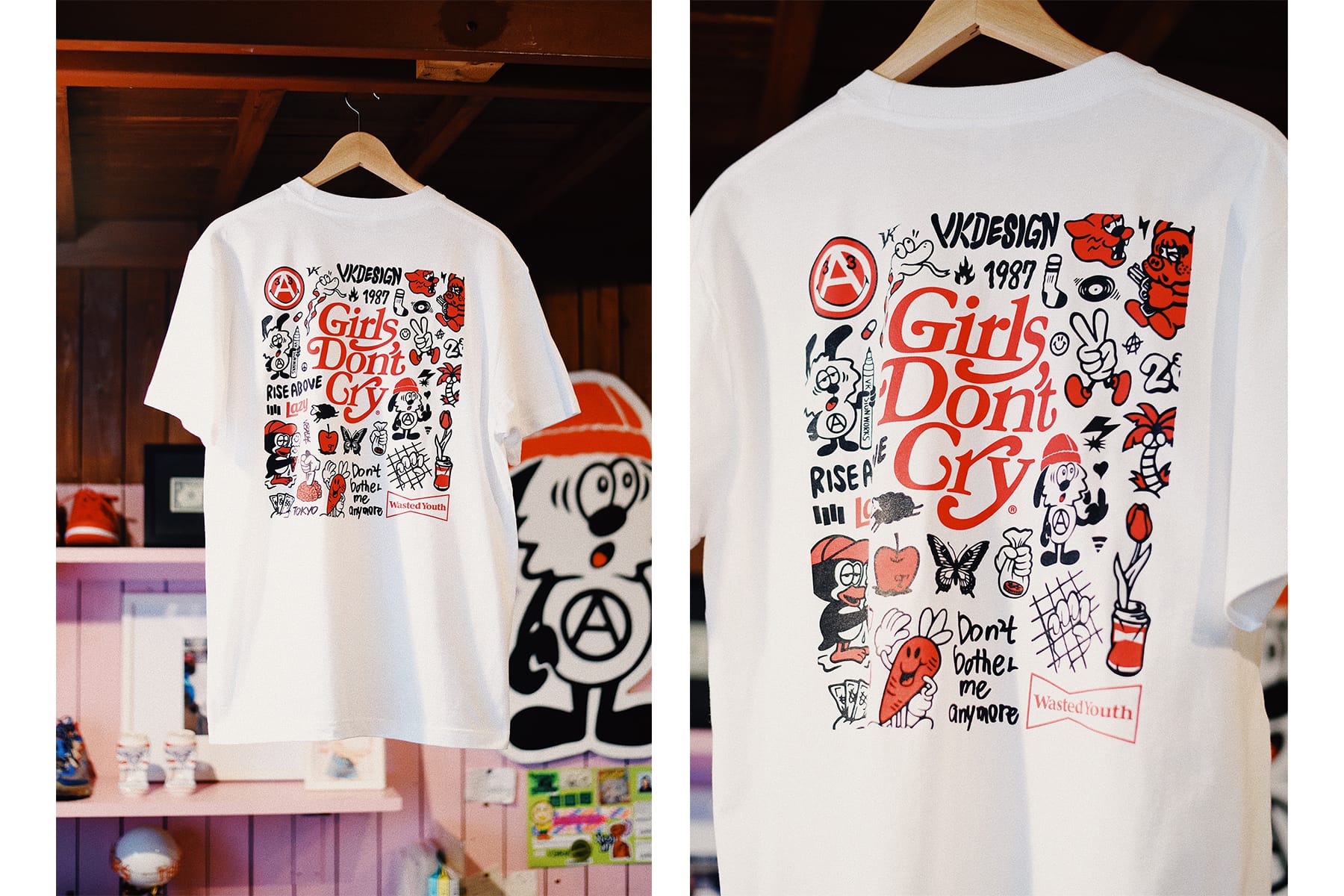 Wasted Youth Tシャツ SIZE M Girls Don't Cryメンズ