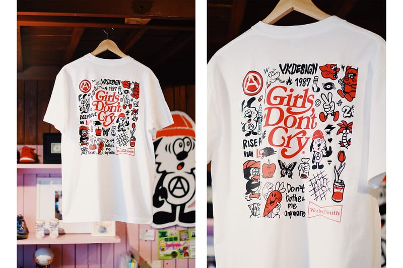 Wasted Youth Girls Don´t Cry VERDY Tシャツ-