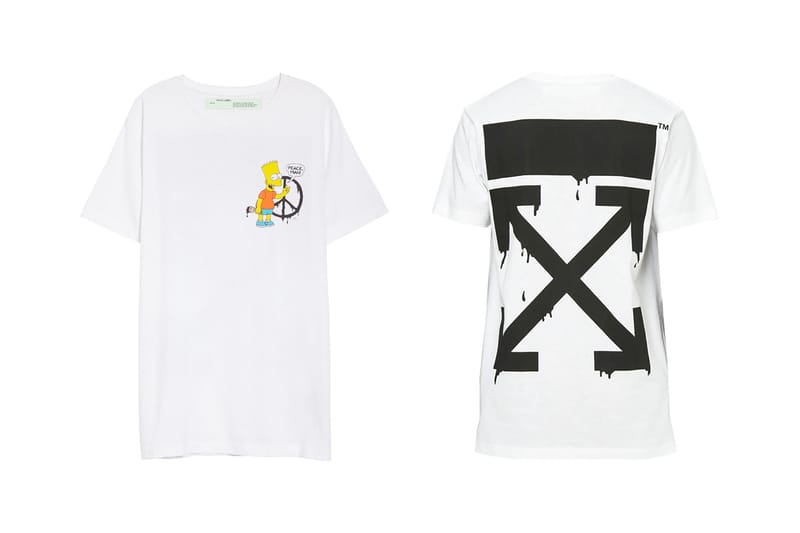 袖丈半袖【Off-White × Simpsons】2019年 シンプソンズ限定コラボ！