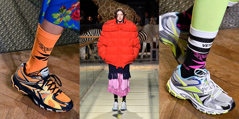 VETEMENTS × Reebok マフラー 厚手 ヴェトモン バレンシアガ VETEMENTS