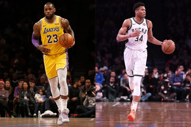 NBAオールスター2019 のチーム・レブロン＆チーム・ヤニスのメンバーが