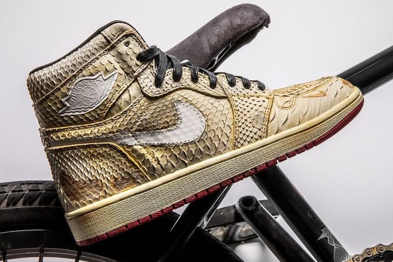 シュー・サージョンが高級素材を用いて“汚れた”Air Jordan 1を シュー・サージョンが高級素材を用いて“汚れた”Air Jordan 1を