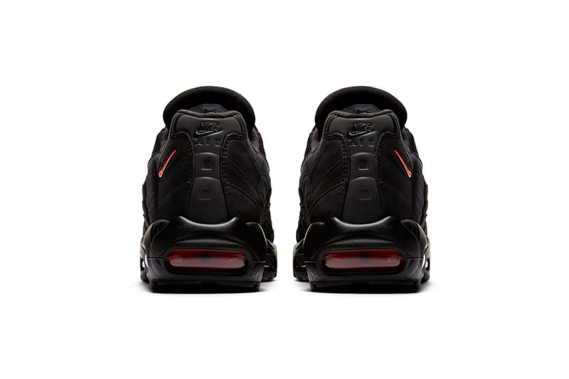 Nike air max 95 sc black red on sale