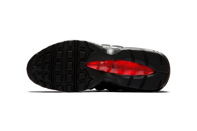 Nike air max 95 sc black red on sale