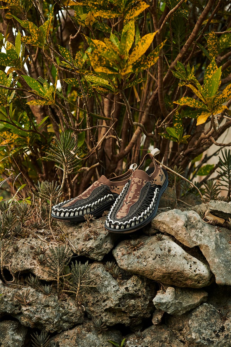[美品] KEEN UNEEK EVO／キーン　ユニーク　エヴォ　NV/OR KEENの人気シリーズよりニット構造を用いた最新作UNEEK EVOが