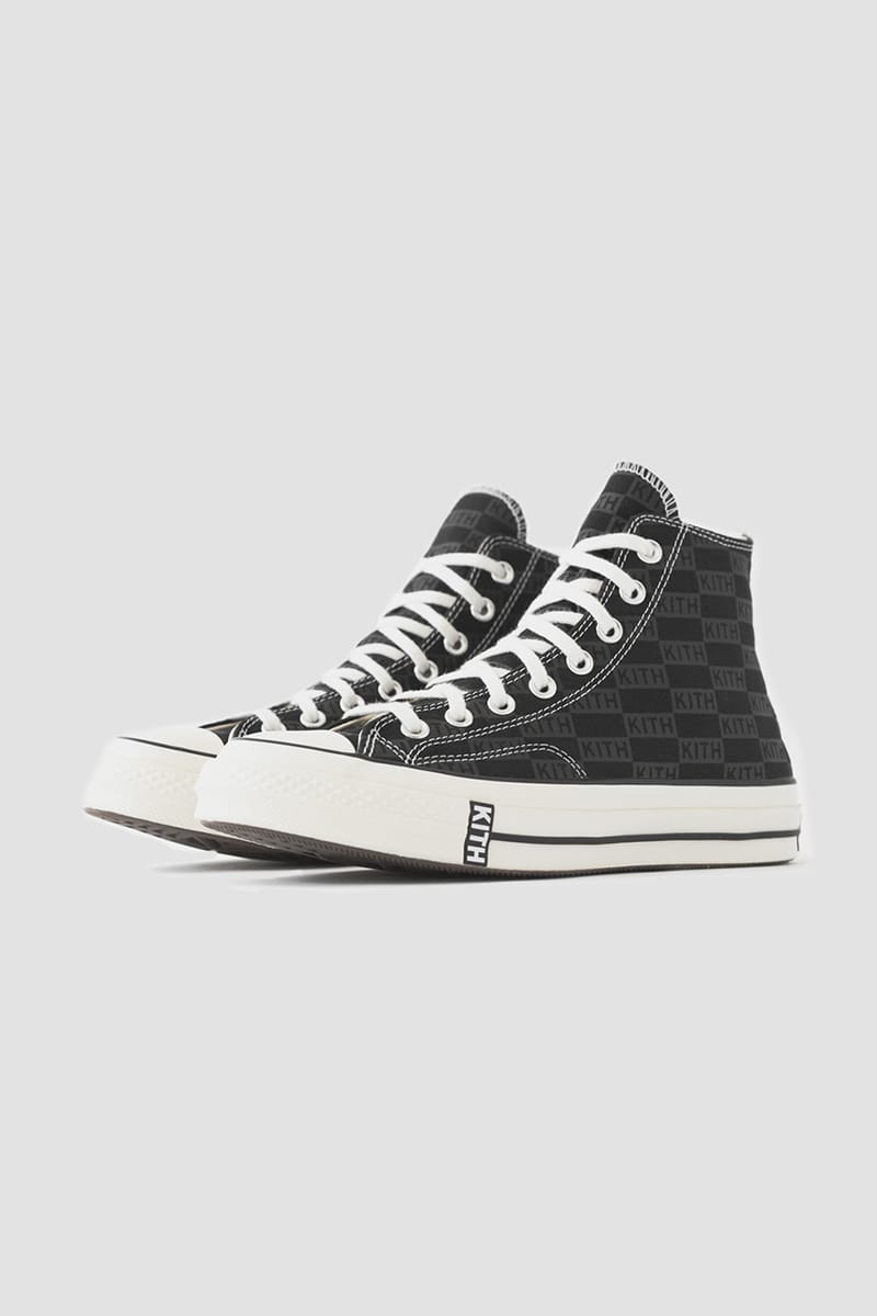 KITH x Converse より控えめ総柄ロゴデザインの新作コラボ Chuck