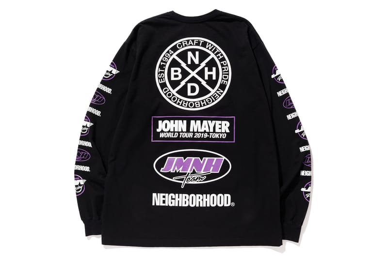 NEIGHBORHOOD John Mayer ロングスリーブTシャツ 黒袖丈長袖 - Tシャツ