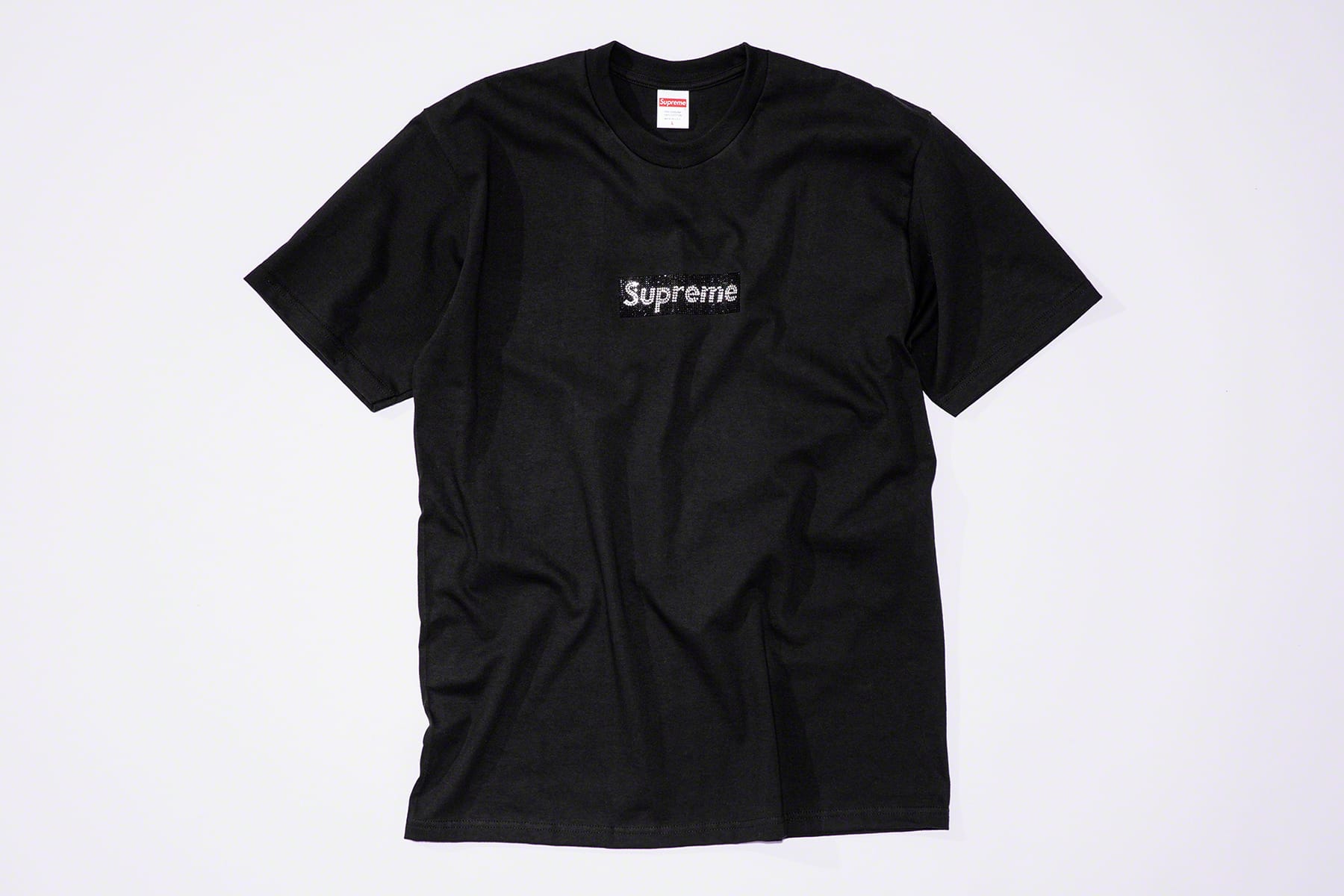 正規品 Supreme × SWAROVSKI 25th記念ボックスロゴTシャツ