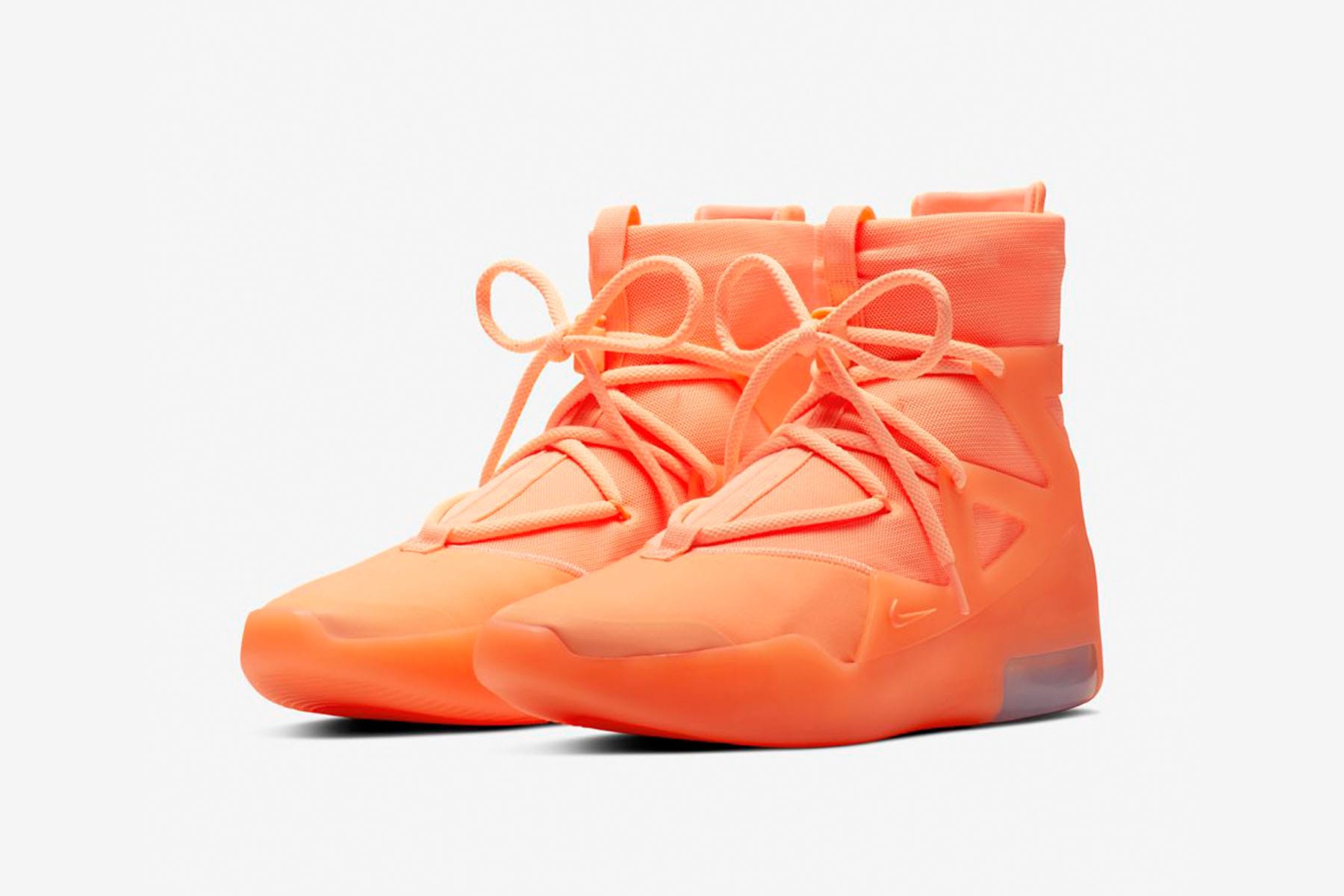 Nike Air Fear of God 1 Orange Pulse付属品の靴紐も付いています