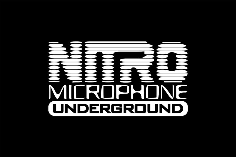 nitro microphone underground logo スウェット