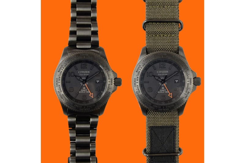 GMT WORLD TIME シチズン・ポーター コラボ腕時計 - 時計