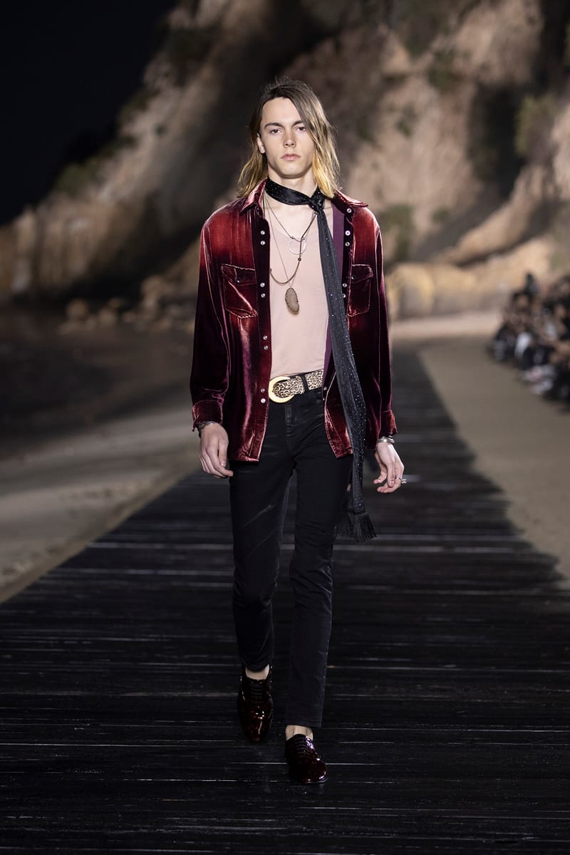 【美品】SAINT LAURENT ニットマフラー アンソニーヴァカレロ期 SAINT LAURENT PARIS サンローランパリ ヴァカレロ期 ニット